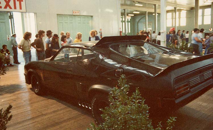 Mad Max Interceptor, Left Hand Rear, Melbourne Hot Rod Show, 1979